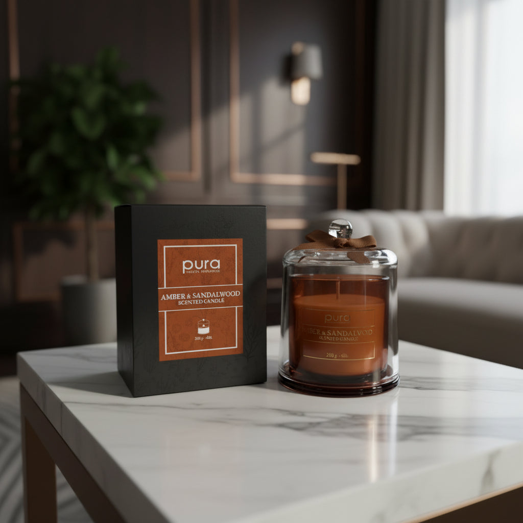 Candela profumata PURA MAISON PERFUMNIERE  Amber & Sandalwood 230g