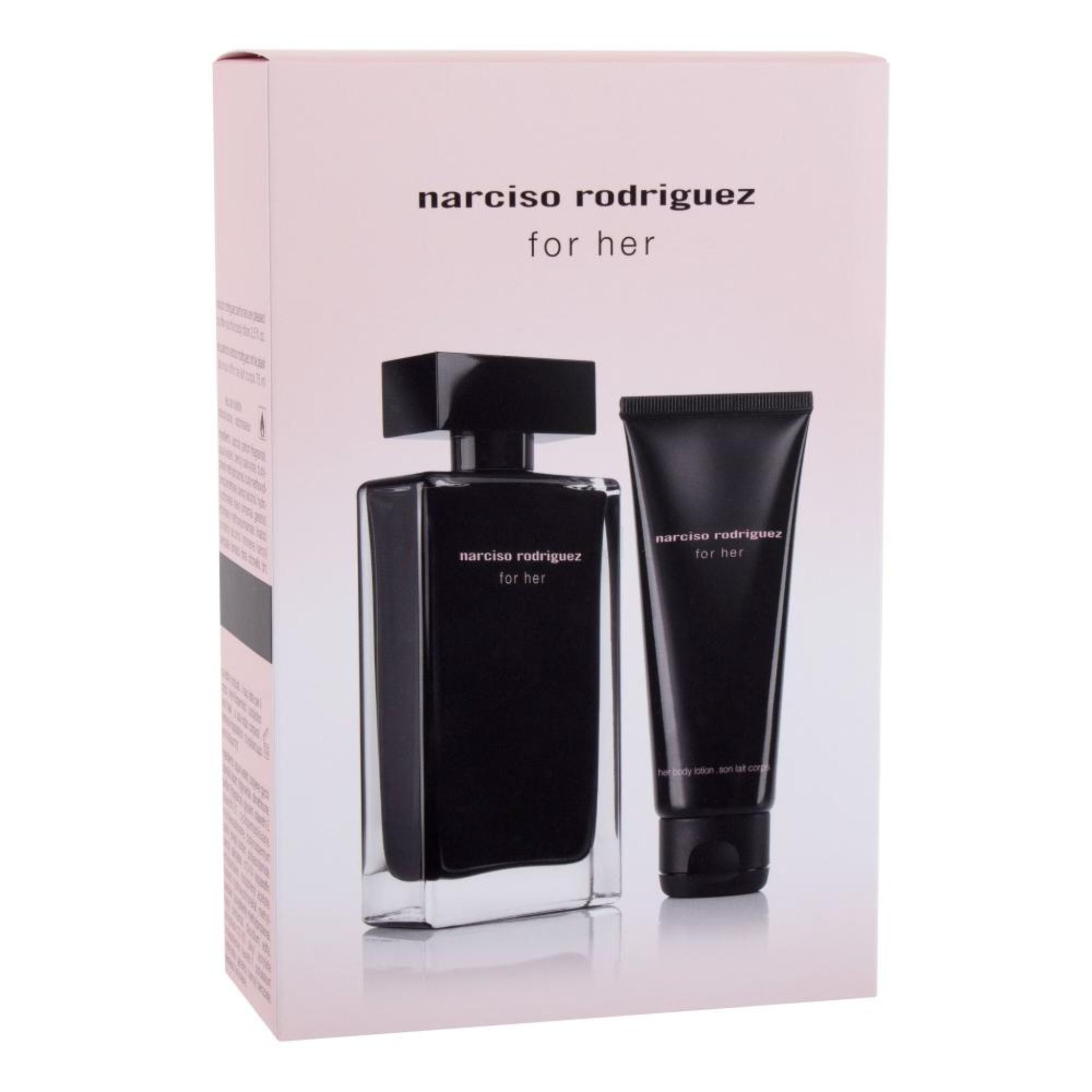 NARCISO RODRIGUEZ FOR HER EDT 100ml e la sua crema corpo in formato 75 ml Set Regalo