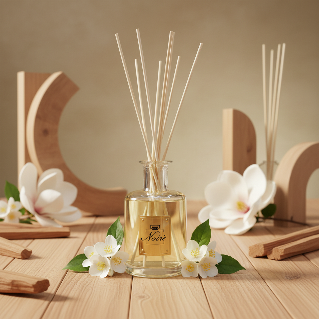 FIORI BIANCHI & SANDALO 200 ml - Diffusore di profumo per ambiente Mikado