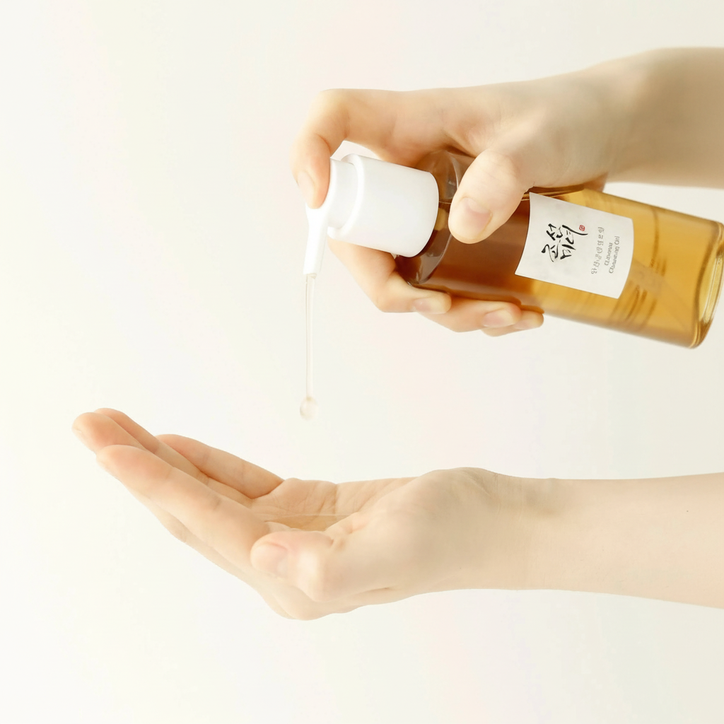 Ginseng Cleansing Oil - Applicazione