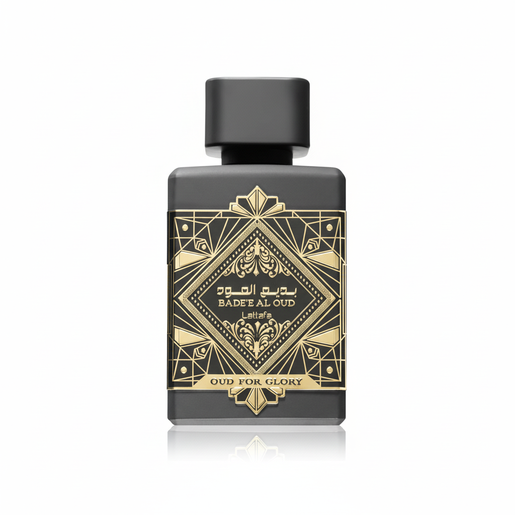 Lattafa Badee Al Oud Oud For Glory flacone ottimizzato per Shopify