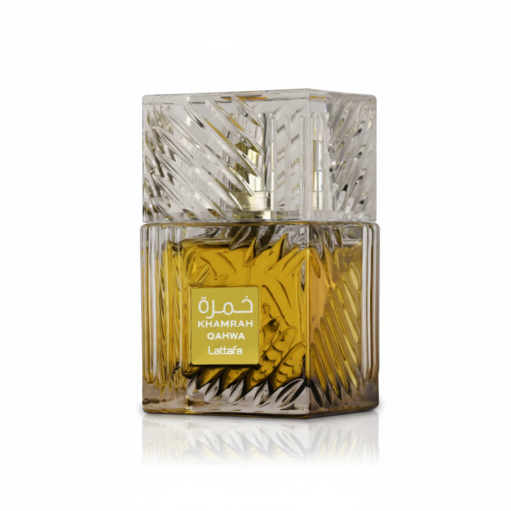 Lattafa Khamrah Qahwa flacone ottimizzato per Shopify