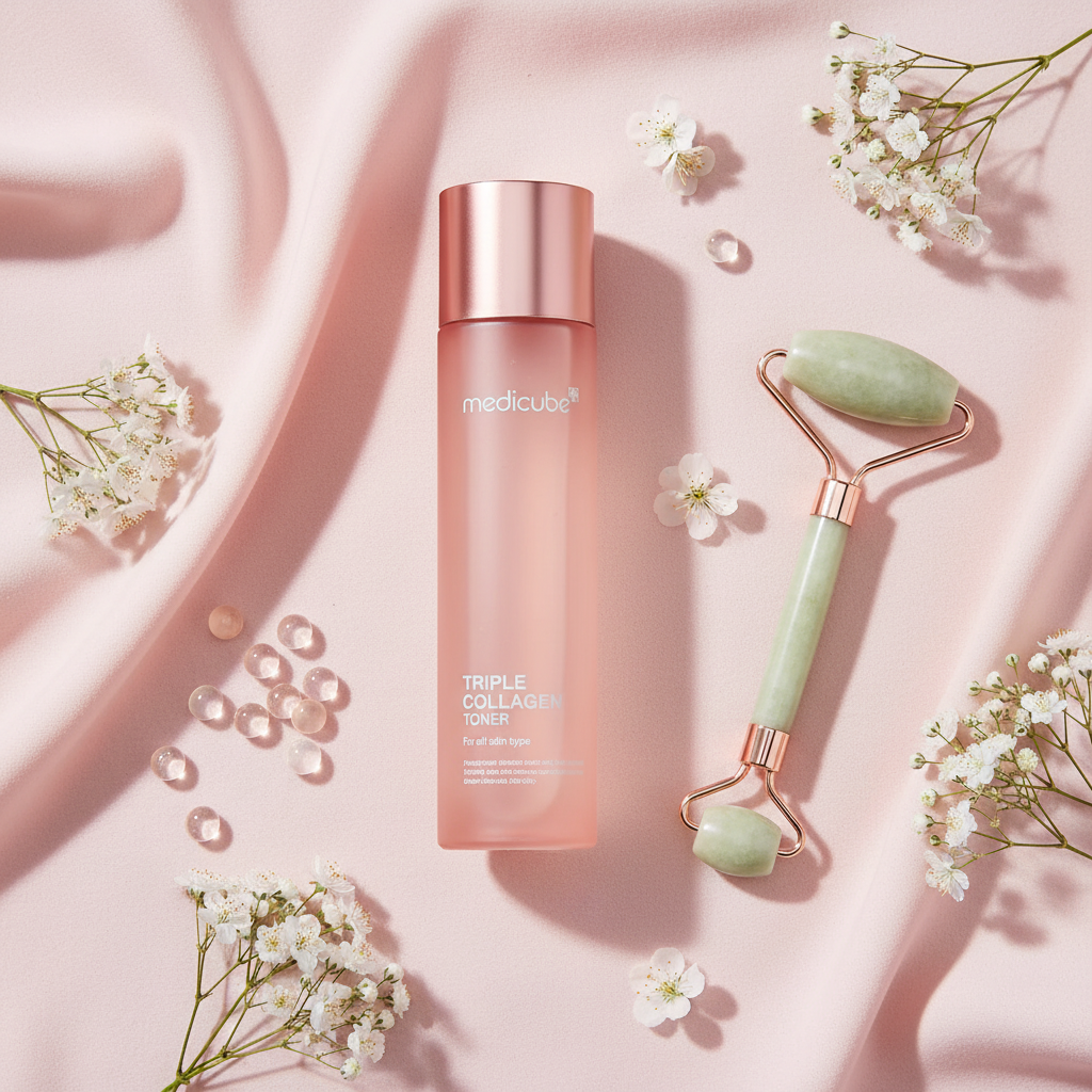Medicube Toner Flat Lay