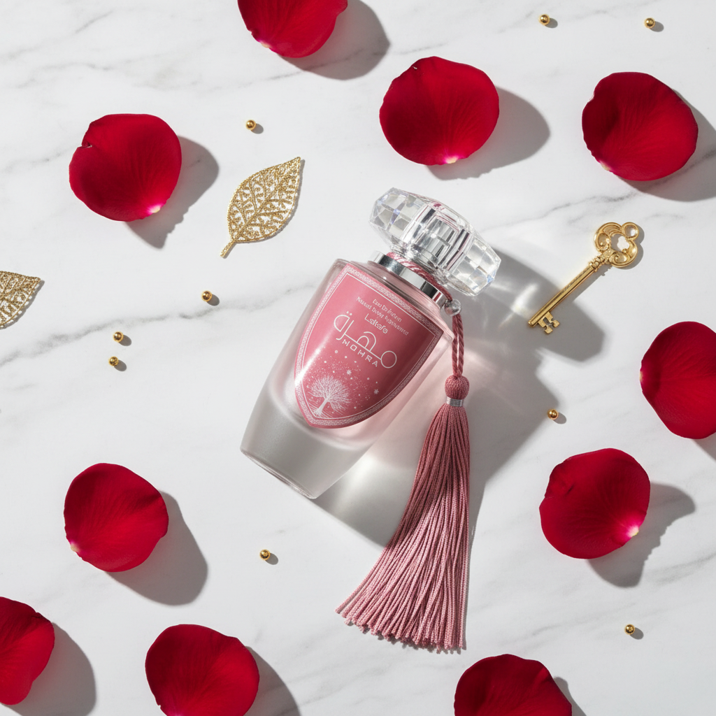 Mohra Silky Rose – Flat Lay
