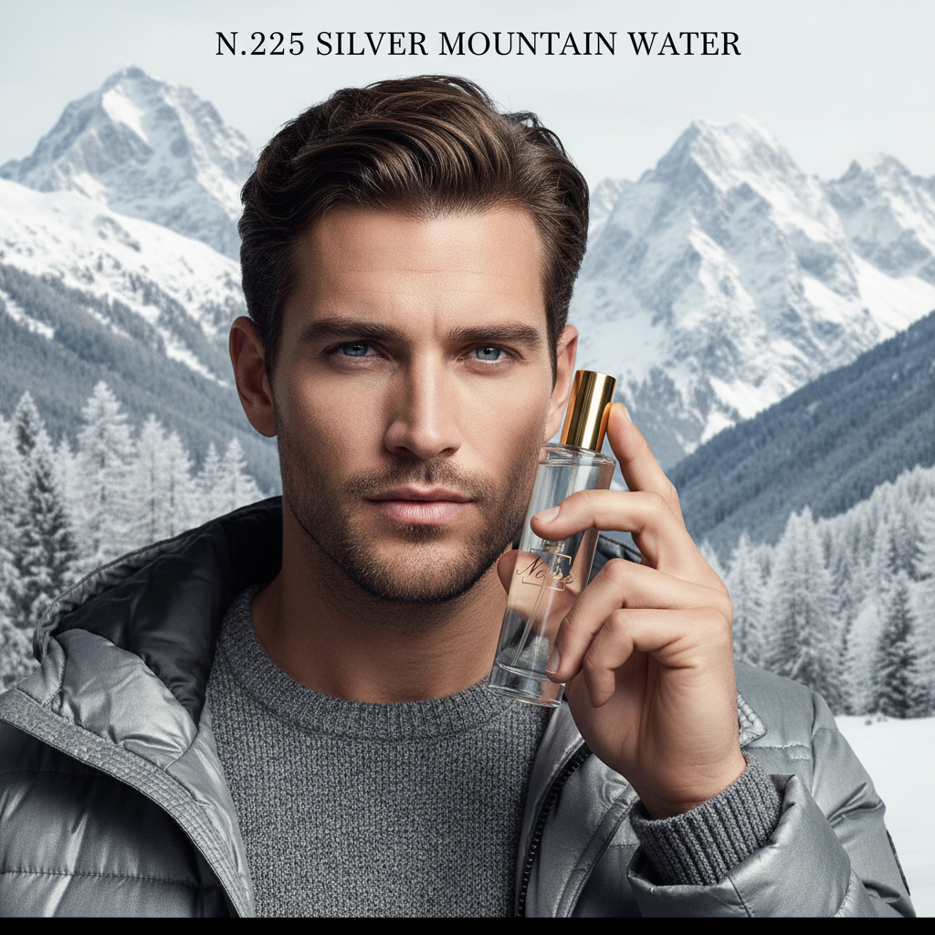 N.225 SILVER MOUNTAIN WATER con montagna