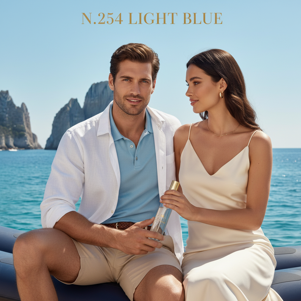 N.254 LIGHT BLUE con Capri