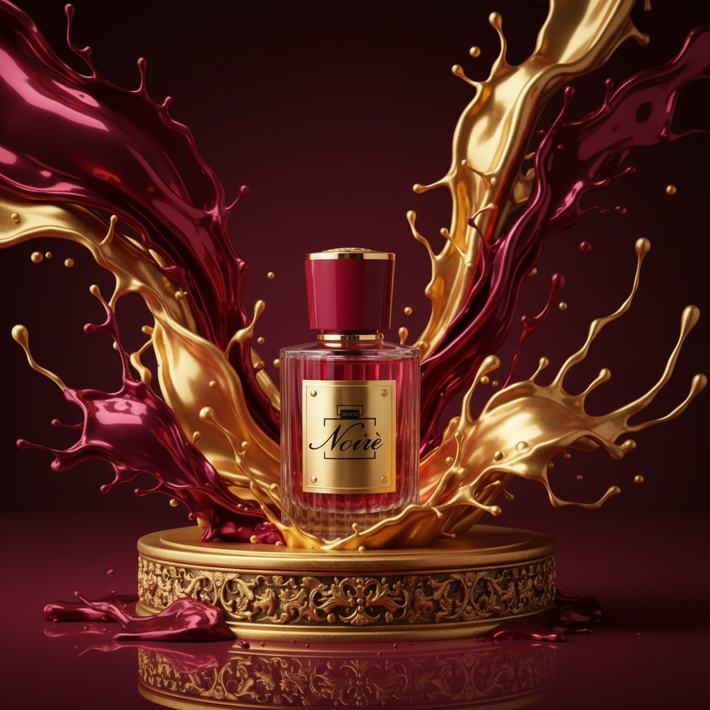 Noiré N.715 – Ruby Red & Gold